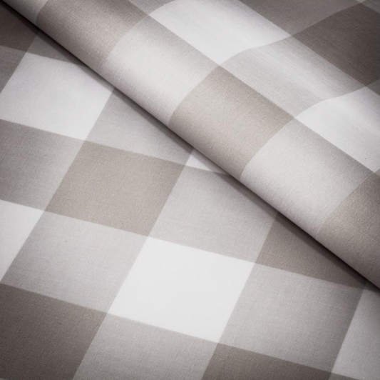 Hästens Bettwäsche Original Silver Grey Check